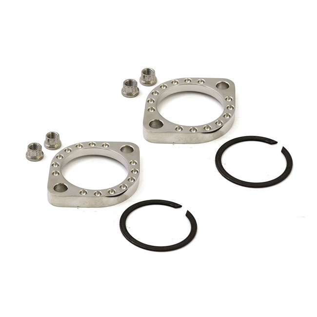 Evolution Industries, Ss Exhaust Flange Kit. 12-Point Nuts 84-23 B.T.,