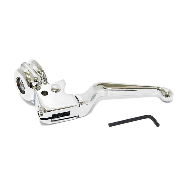 Clutch Lever Assembly. Chrome 08-14 Softail, 06-17 Dyna