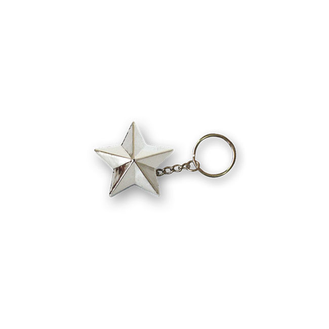 Triktopz Star Key Chain Chrome Keys, Charms, And Other Items