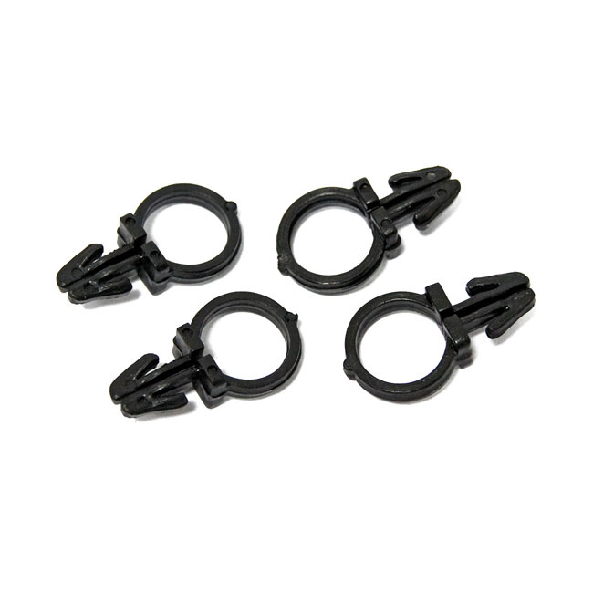 Black Handlebar Wire Clips