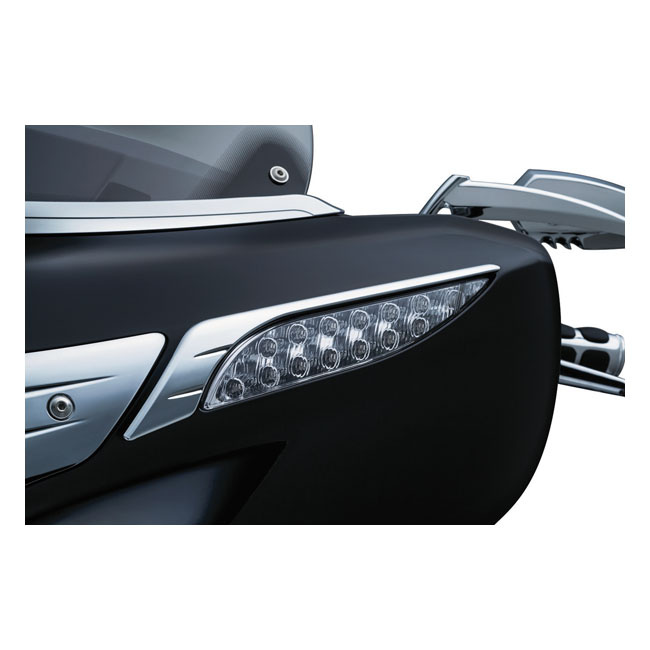 Kuryakyn Fairing Turn Signal Trim 14-18Indian Chieftain, 19-22 Chiefta