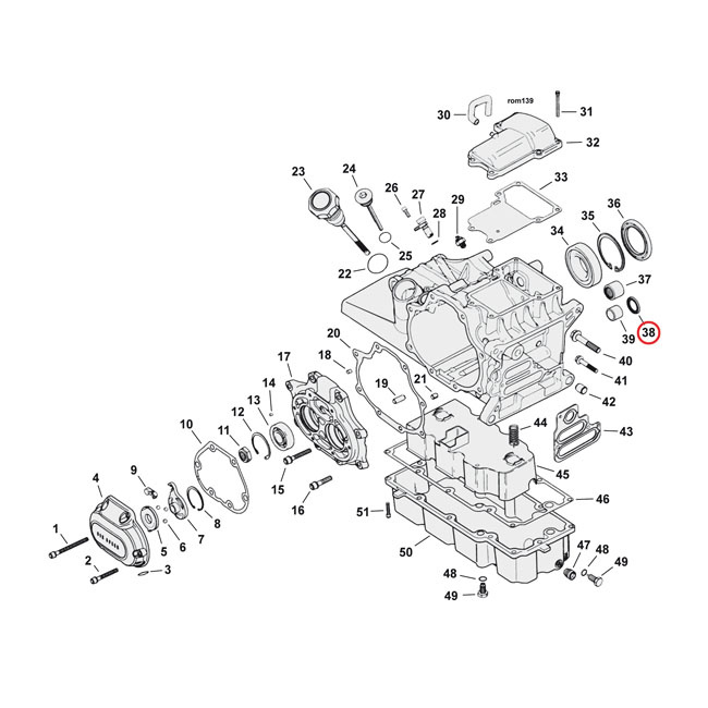 Cometic Oil Seal, Transm. Shifter Shaft / Clutch Release Shifter: 06-1