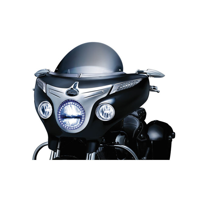 Kuryakyn Driving Light Bezels 14-18Indian Chieftain, 19-22 Chieftain C