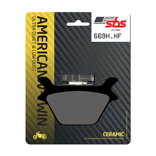 Sbs Brake Pads, Street Ceramic Rear: L87-99 B.T.