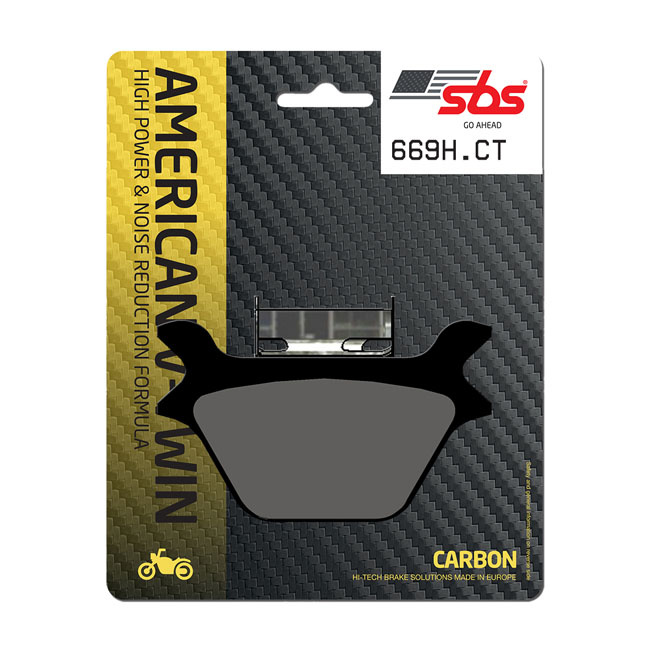 Sbs Brake Pads Street Carbon Tech Rear: L87-99 B.T., Tc, Xl  (Excl. Fl
