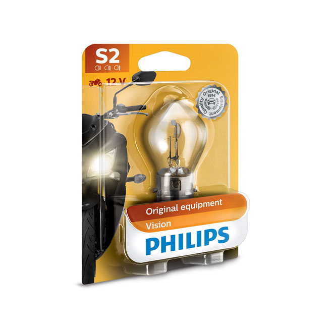 Philips Vision Moto Headlamp Bulb S2