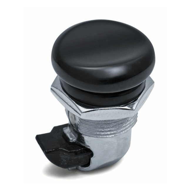 Kuryakyn, Push Button Fuel Door Latch 92-22 Touring, 09-22 Trikes. Wit