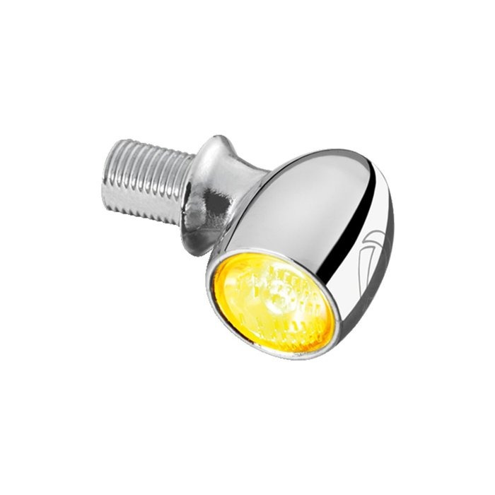 Kellermann bullet Atto LED turn signal chrome ECE chrome, clear lens,