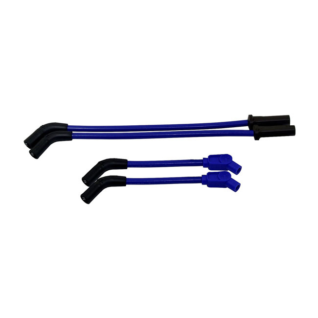 Taylor, 409 Pro-Race Spark Plug Wire Set. Blue 18-23 M8 Softail 4-Wire