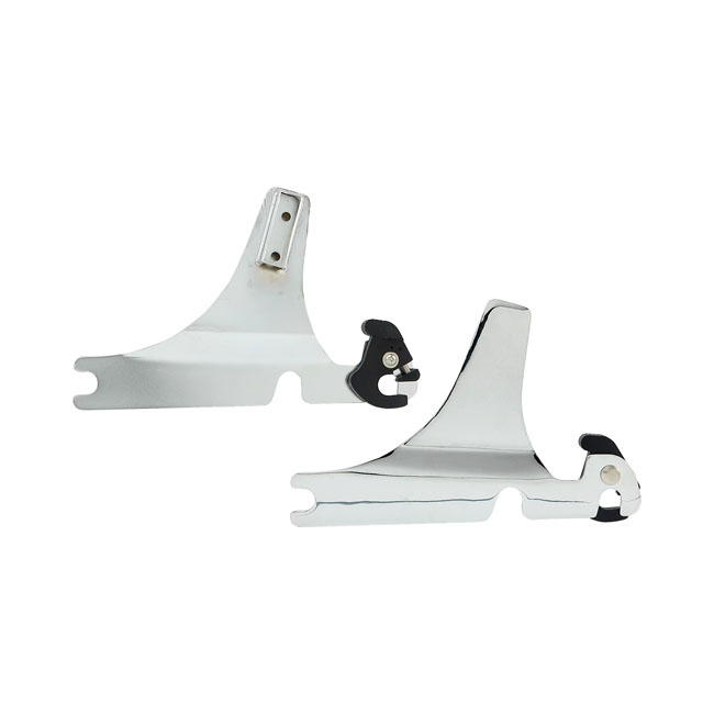 Detachable Sissy Bar Side Plates 00-17 Flstc, 00-03 Flsts  Chrome. 11-