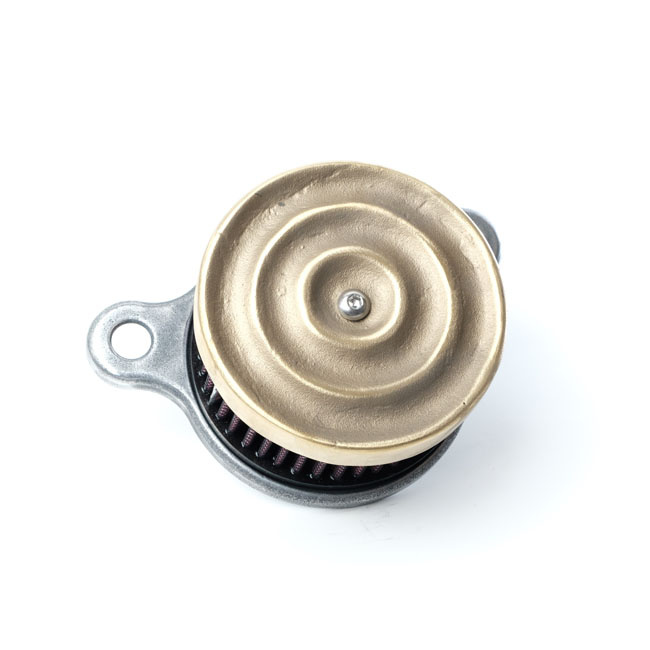 Wannabe Choppers, Wannasucker 'Wave' Air Cleaner. Brass 91-22 Xl (Excl
