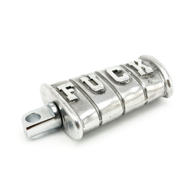 Wannabe Choppers, Kicker Pedal 'Fuck'. Cast Aluminum Most H-D Models W