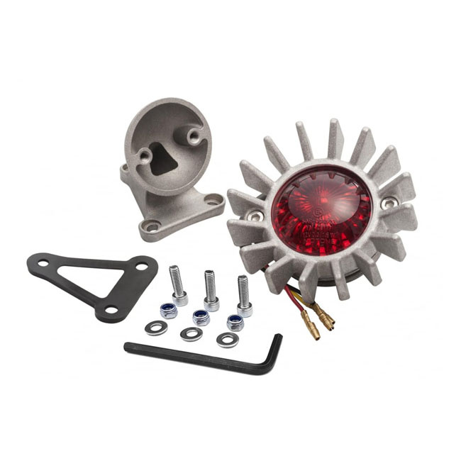 Motone Big Fin Tail Light With Fender Mount Universal