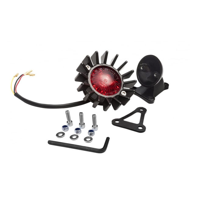 Motone Big Fin Tail Light With Fender Mount Universal