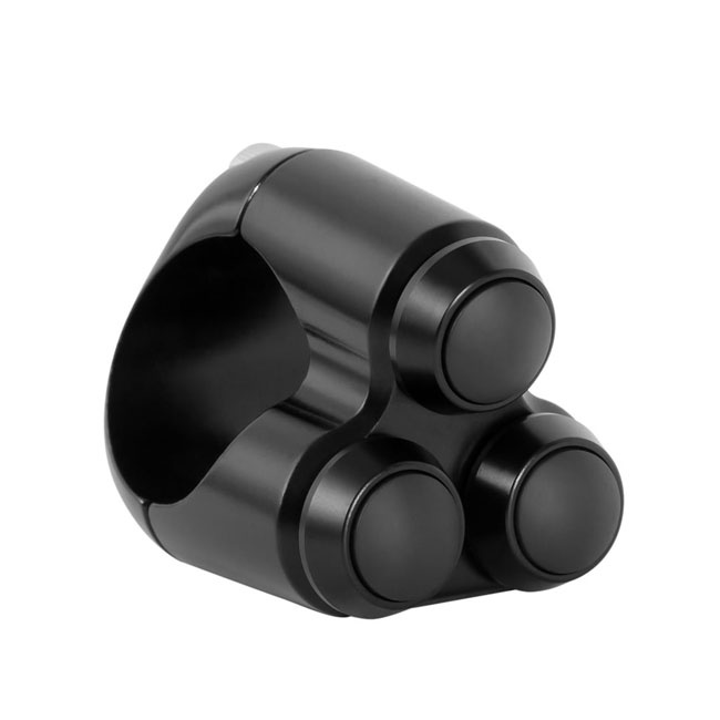 Motone, Micro Switch With 3 Buttons. Black Universal