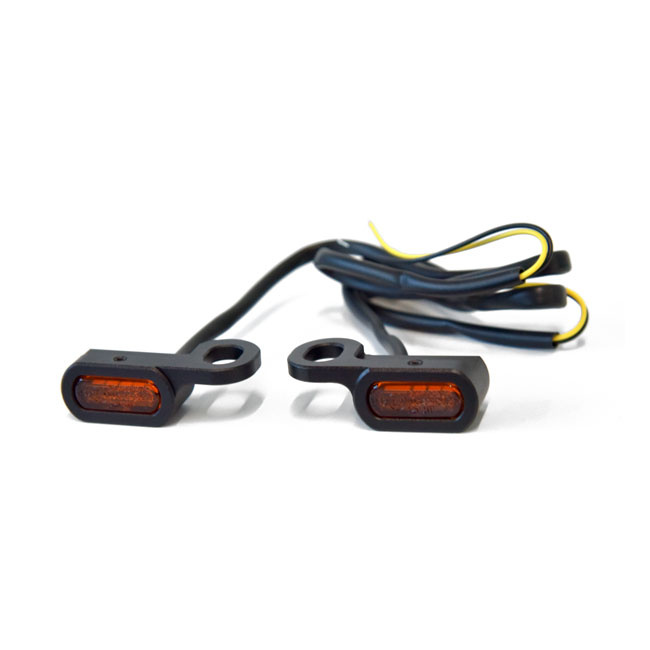 Fastline, Below Bar Led Turn Signal Set. Black Hydraulic Clutch: 09-16