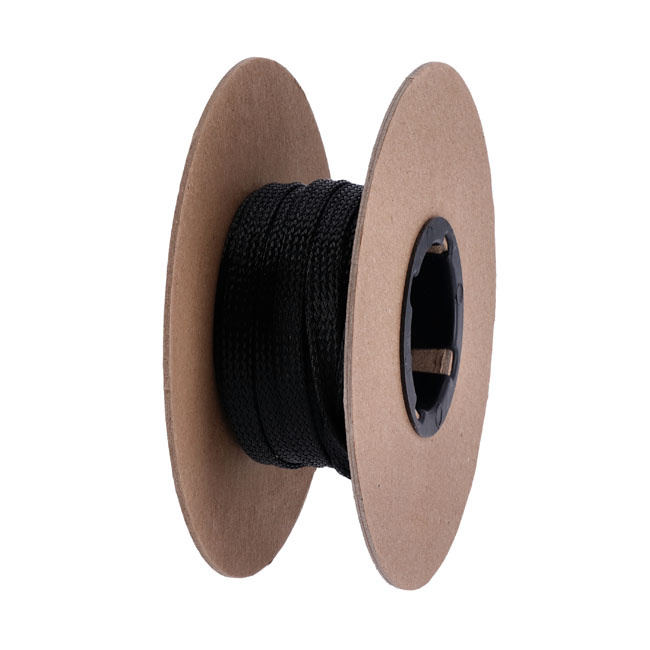 Namz, Braided Flex Sleeving. Black, 3/8