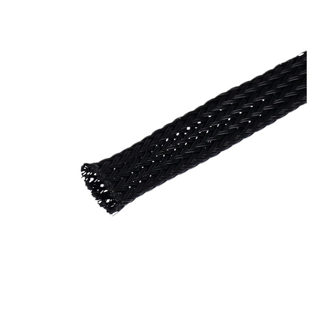 Namz, Braided Flex Sleeving. Black, 3/8
