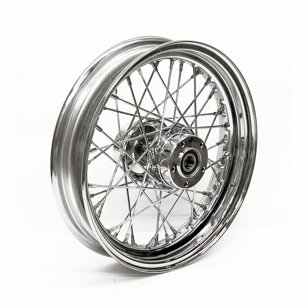 3.00 X 16 front wheel 40 spoke chrome 00-07 FLT/Touring