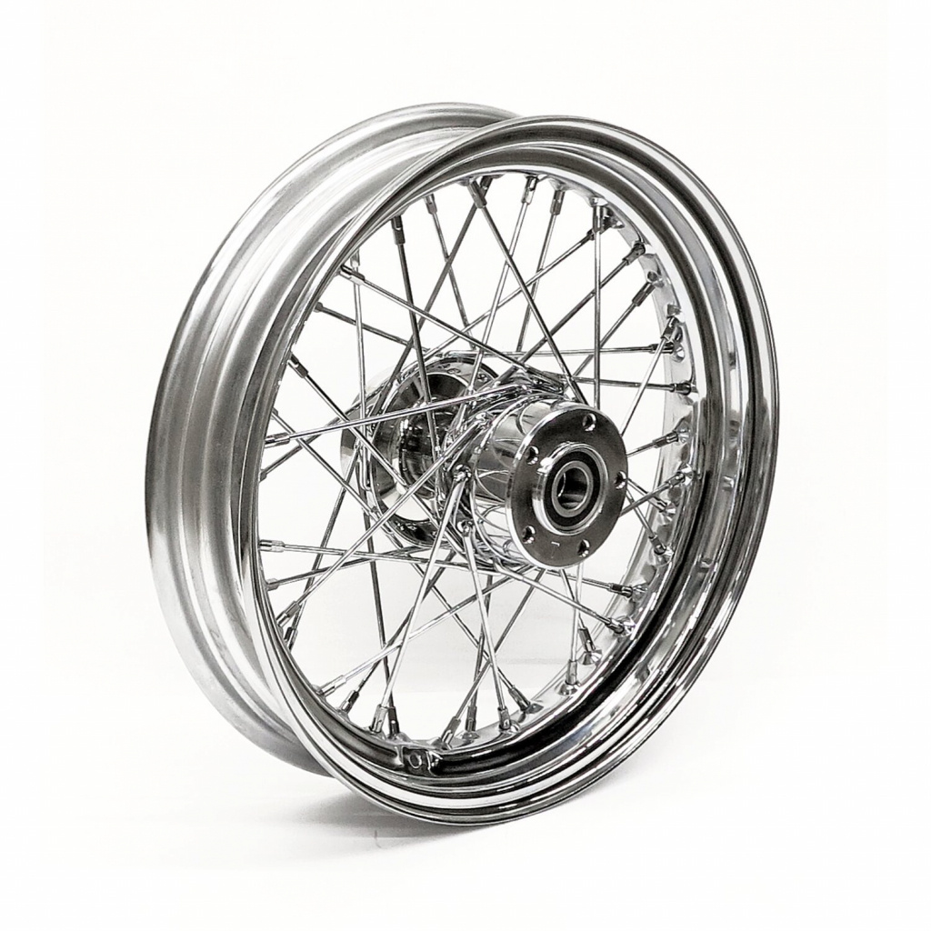 3.00 X 16 front wheel 40 spoke chrome 00-07 FLT/Touring