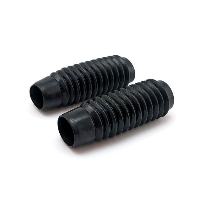 Emgo Fork Boots Black Yamaha: 1967 Yr1, 1968 Yr2, 1969 Ds6C, 1970 Ds6B