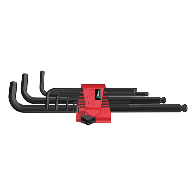 Wera Hex Key Set Blacklaser - Metric 1.5, 2.0, 2.5, 3.0, 4.0, 5.0, 6.0