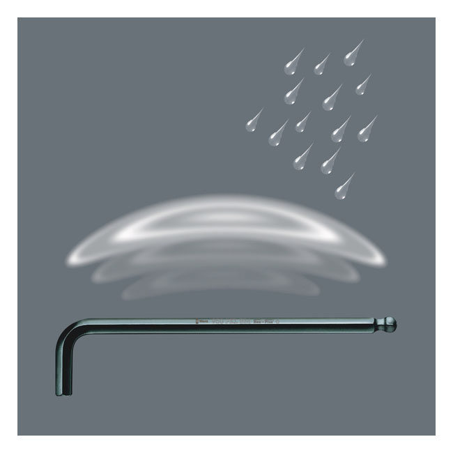 Wera Hex Key Set Blacklaser - Metric 1.5, 2.0, 2.5, 3.0, 4.0, 5.0, 6.0