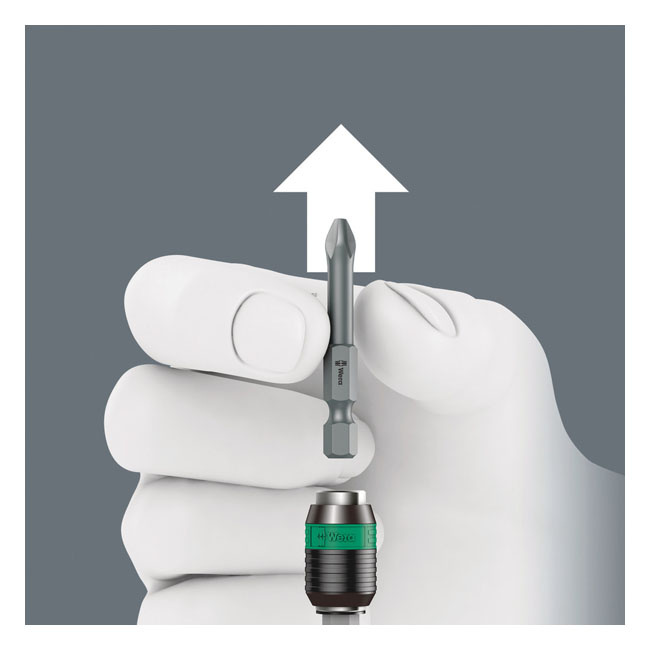 Wera Bit Assortment 60 Pcs. And Rapidiaptor Bit Holder Phillips, Pozid