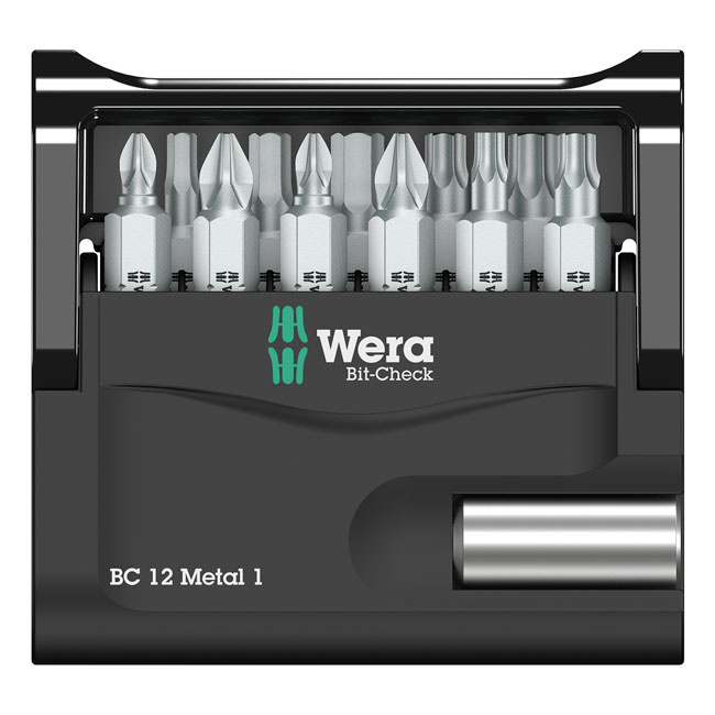Wera Bit Assortment 11 Pcs. With Bit Holder Phillips, Pozidriv, Torx�,