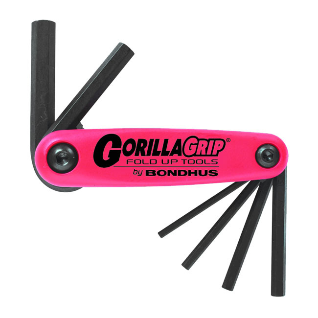 Bondhus, Gorilla Grip Folding Allen Wrench Metric Universal