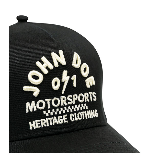 John Doe Trucker Cap Black /White One Size