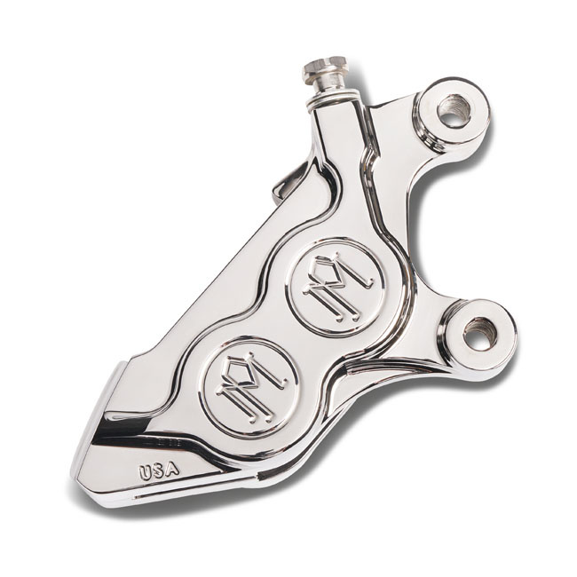 PM, 4-p 08-up 125x4B caliper. Bolt-on, right front. Chrome 15-23 Softa