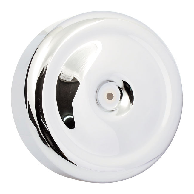 Mikuni, Hsr42 Air Cleaner Cover (W/O Cut-Out). Chrome Mikuni Hsr42