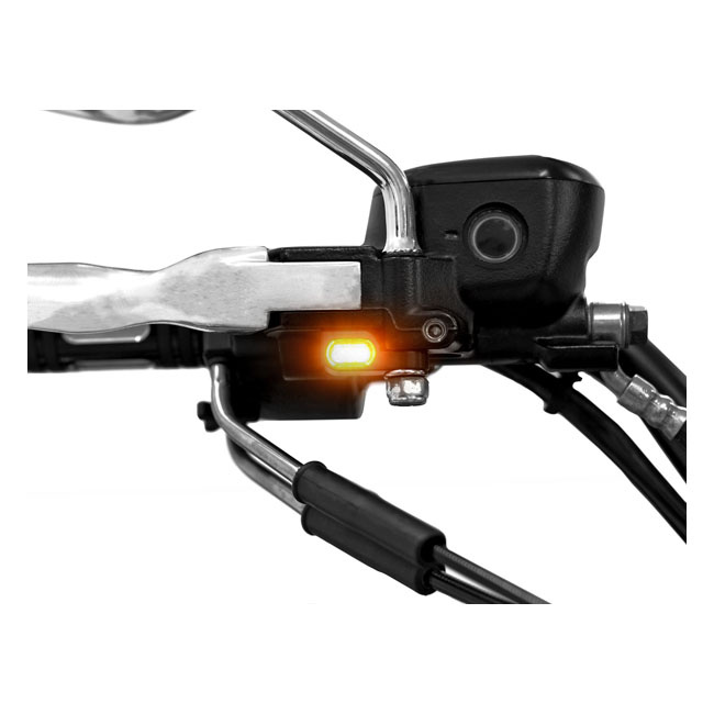 Zieger Below Bar Led Turnsignals # 5, Black 04-13 Xl