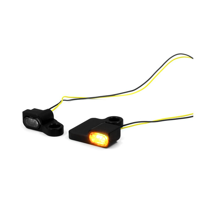 Zieger Below Bar Led Turnsignals # 5, Black 04-13 Xl