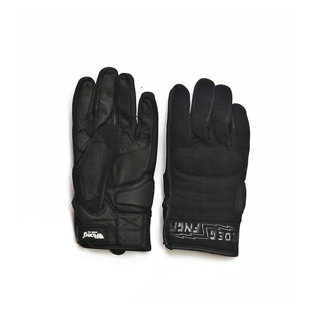 Roeg Fngr Textile Gloves Black Male Eu Size Xl
