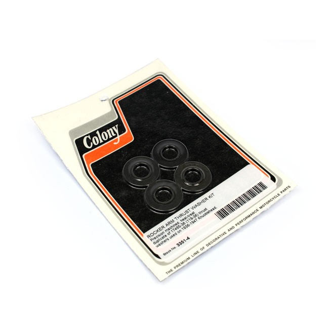 Colony, Knucklehead Rocker Arm Thrust Washer Set (4) 36-47 Knucklehead