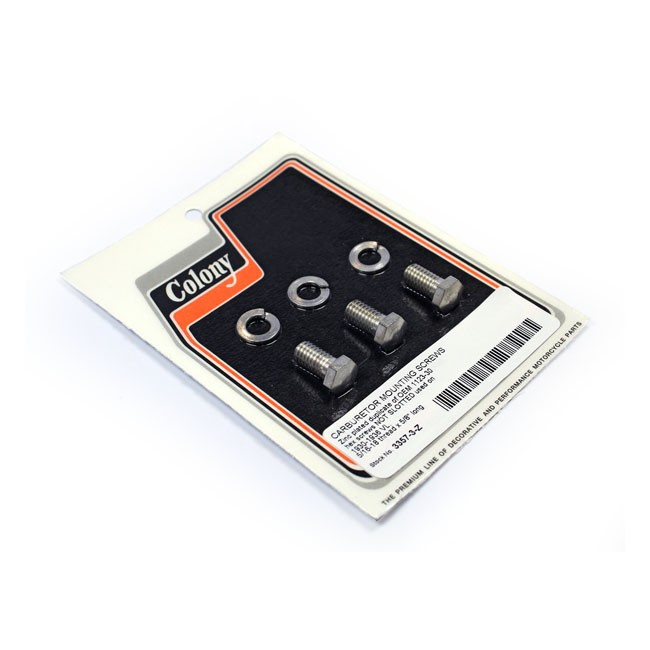 Colony, Carburator Mount Screws 30-36 H-D 74