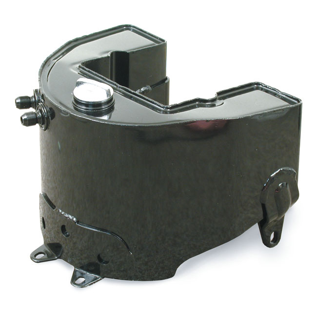 Oil Tank, Horseshoe Top Fill. Black 36-57 B.T. 6V Batt.