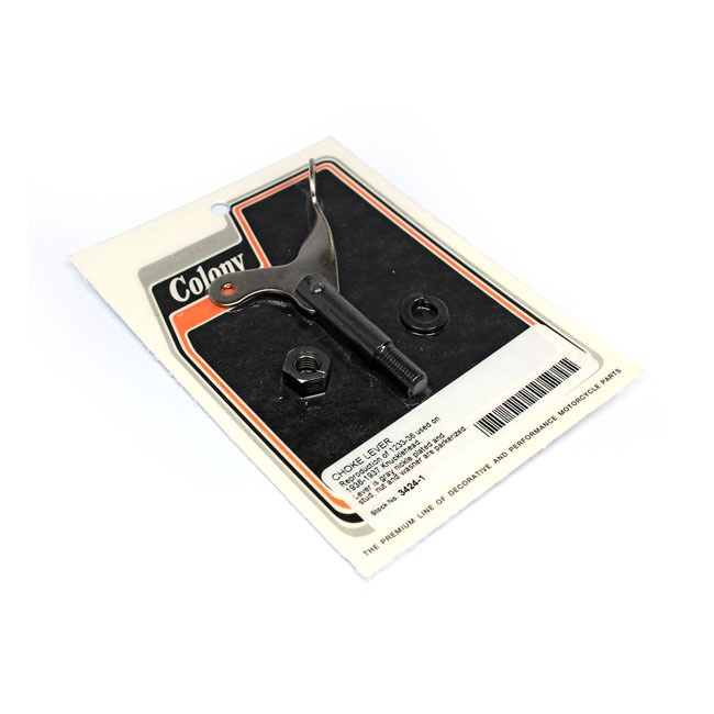 Colony, Linkert Choke Lever. Gray Nickle 36-37 Knucklehead