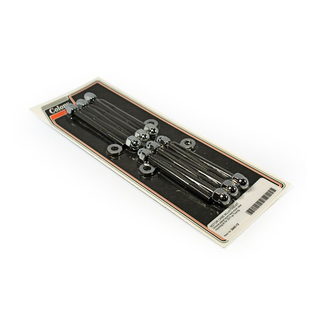 Colony, Crankcase Bolt Kit Acorn. Chrome 17-21 Touring