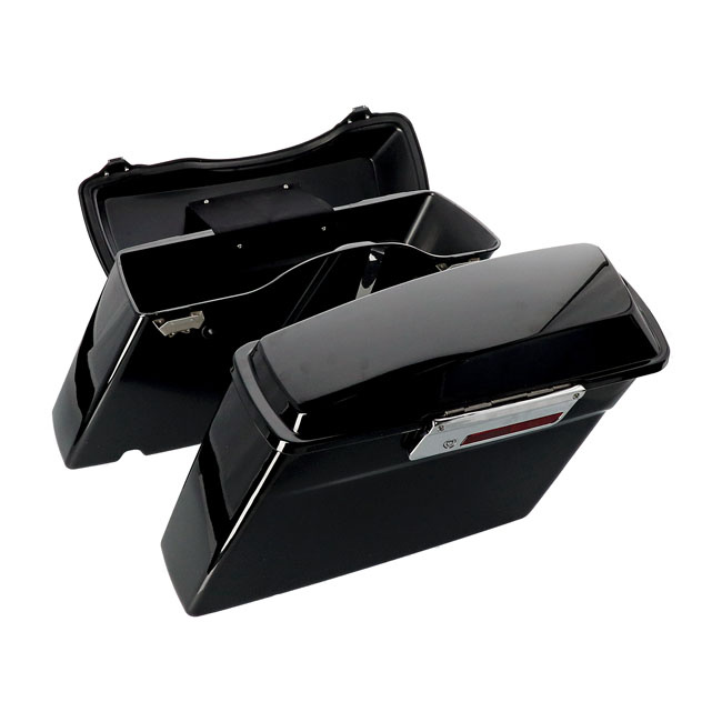 Standard Saddlebag Set. Black 94-13 Flt/Touring