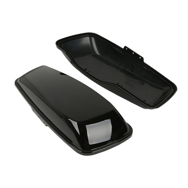 Saddlebag Lid Set. Black 14-23 Touring