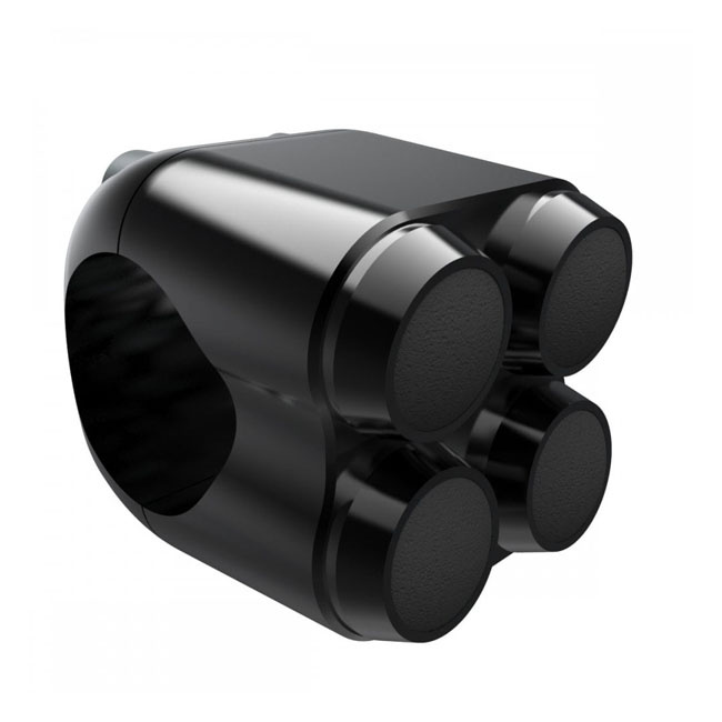 Motone, Micro Switch With 4 Buttons. Black For All Motorcycles With 22
