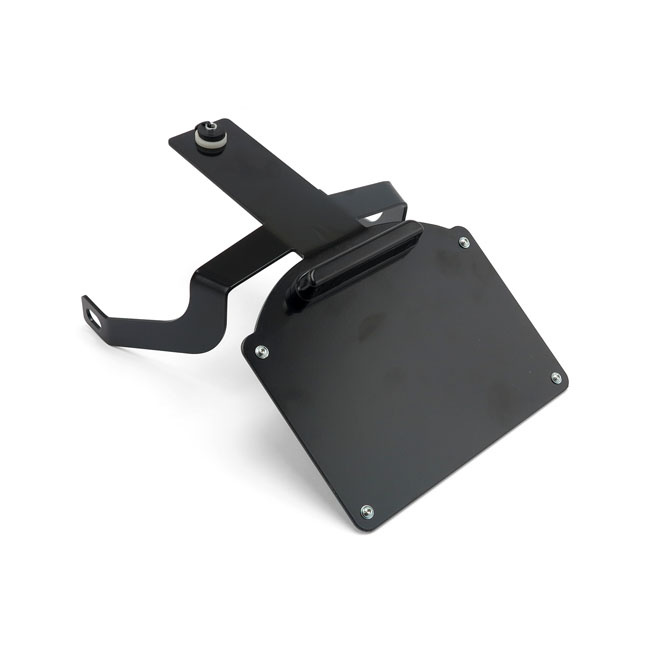 Cpv, License Plate Bracket Fxfb Steel. Black Softail: 1
