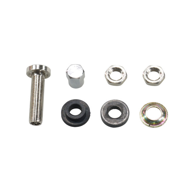 Screw-In Tubeless Valve Stem. Chrome Hex Cap