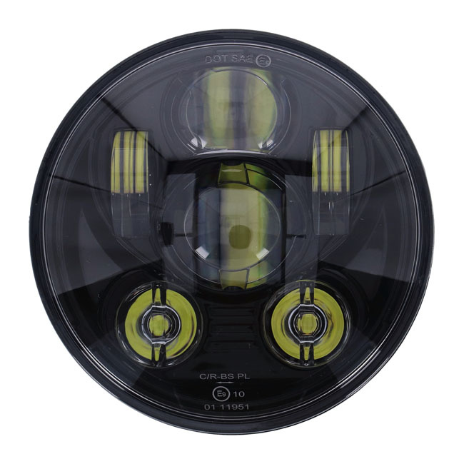 Bright 5.75 inch led headlamp Black