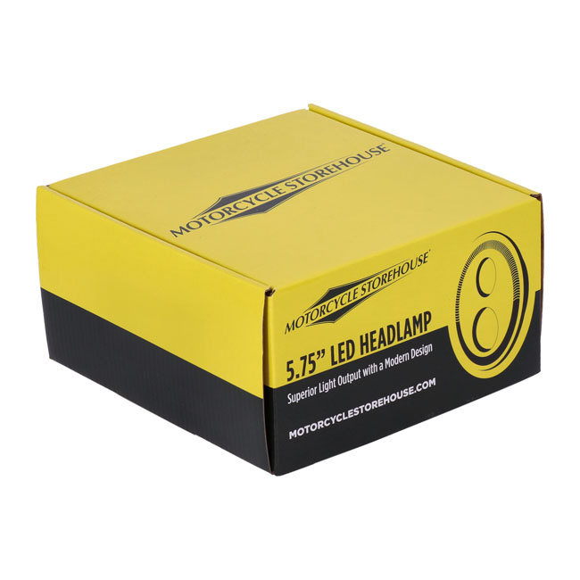 Bright 5.75 inch led headlamp Black