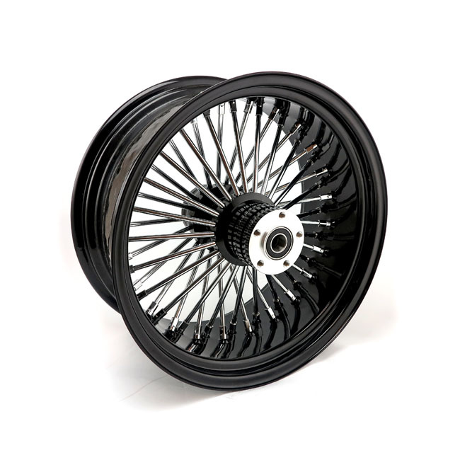 Mcs Radial 48 Fat Spoke Rear Wheel 8.50 X 18 Black 2006 Vrod(Nu) Ready