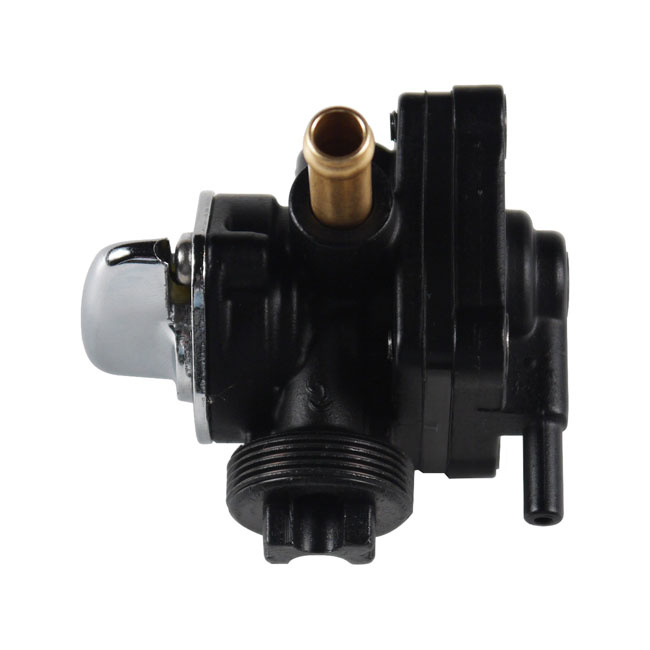 Oem Style Vacuum Petcock. Black 01-05 Dyna, 02-06 Softail, Touring . C